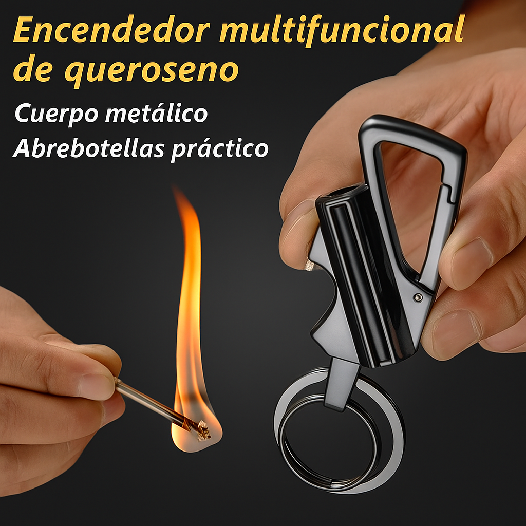 LumeBar - Encendedor infinito, Abrebotellas y Llavero